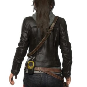 Rise Of The Tomb Raider Lara Croft Black Leather Jacket