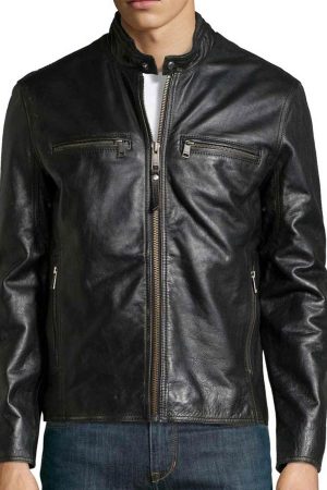 Altered Carbon Joel Kinnaman Black Leather Takeshi Kovacs Biker Jacket