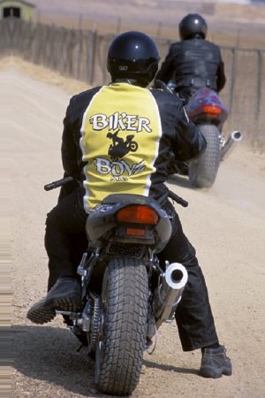 The Biker Boyz Yellow Motorcycle Leather Jacket
