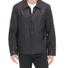 Stylish Men Classic Black Leather Jacket