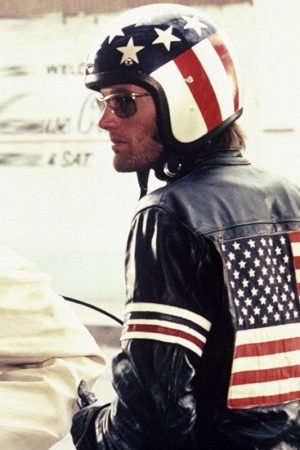 Easy Rider Peter Fonda American Star Biker Leather Jacket