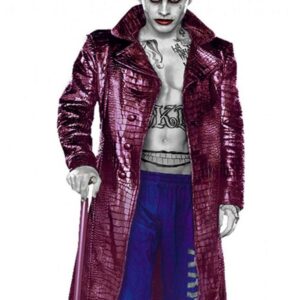 Suicide Squad Jared Leto Joker Purple Coat
