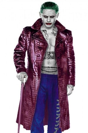 Suicide Squad Jared Leto Joker Purple Coat
