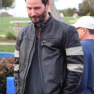 John Wick: Chapter 2 Keanu Reeves Cafe Racer Biker Jacket