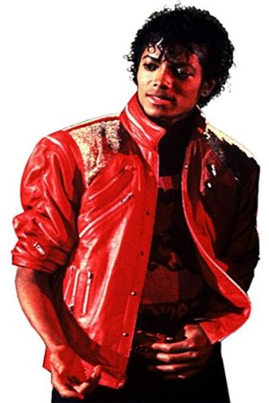 King of Pop Music Michael Jackson Song Beat It Red Jacket