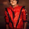 Singer Michael Jackson Thriller Leather Jacket