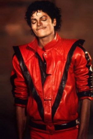 Singer Michael Jackson Thriller Leather Jacket