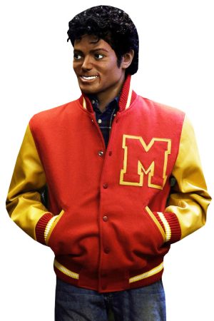 Pop Singer Michael Jackson Thriller Letterman Bomber Jacket