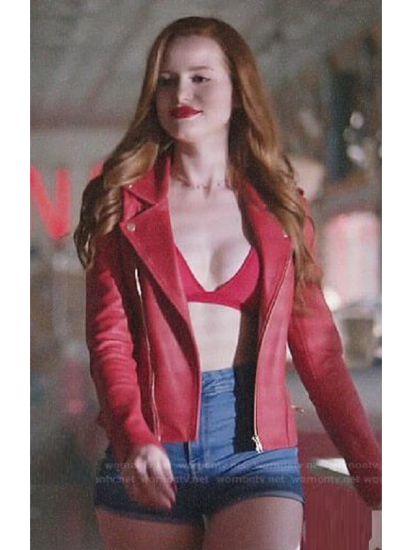 TV Drama Riverdale Madelaine Petsch Cheryl Blossom Red Jacket