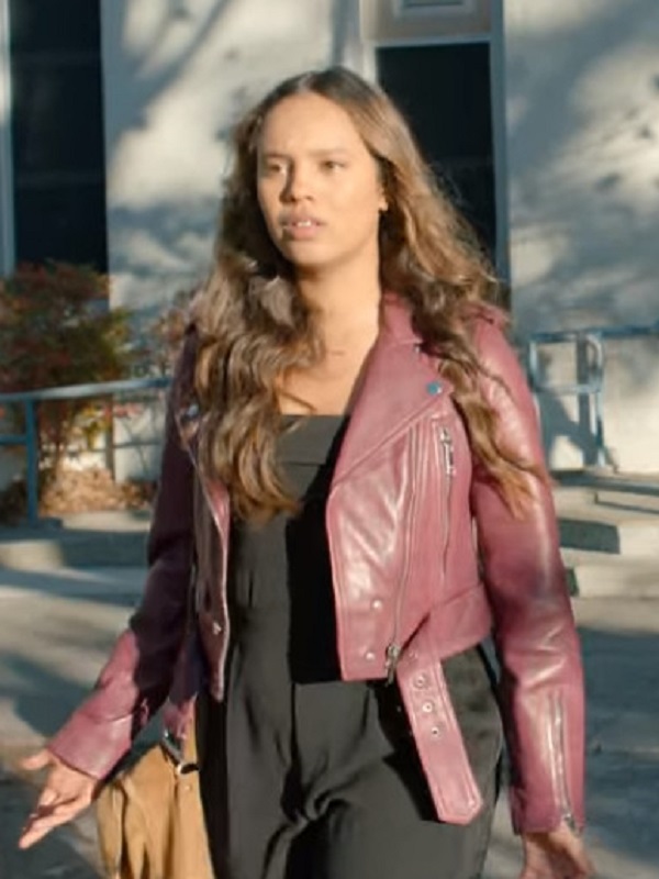 TV Drama 13 Reasons Why Jessica Davis Leather Jacket