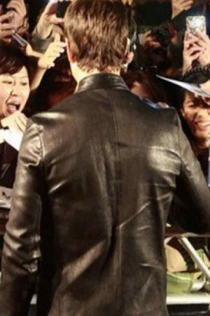 Movie Oblivion Premiere Tom Cruise Leather Jacket
