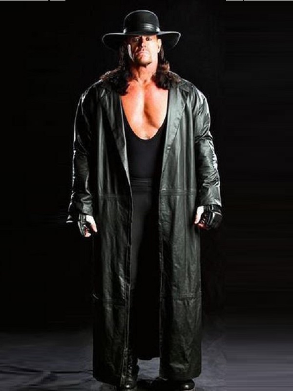 American Wrestler The Undertaker Black Leather Coat