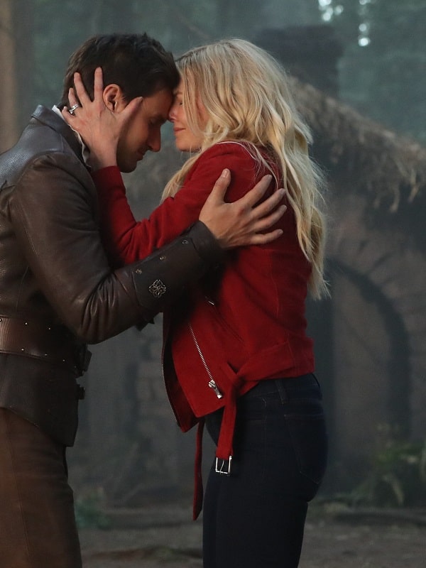 Romantic Series Once Upon a Time Emma Swan Suede Jacket