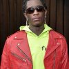 American rapper Lil Wayne Red Leather Jacket