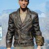 Video game Character wearing a brando type Leather Jacket