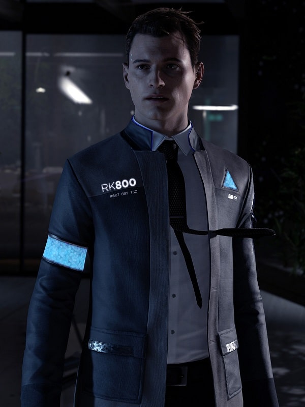 Become Human Connor Outfit Cosplay Jacket Coat Suit Full Set Costume Detroit 
