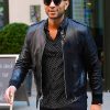 American Singer John Legend Wear Black Leather Jacket
