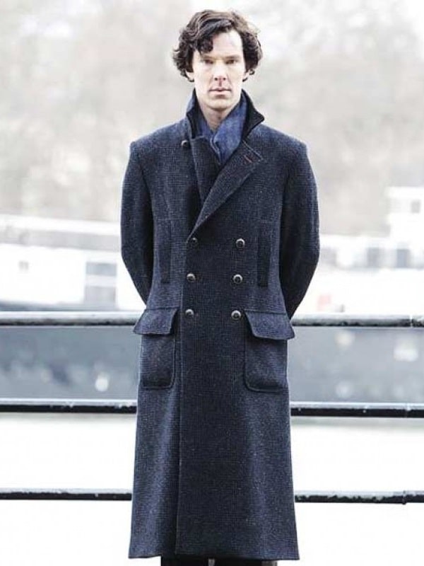 Sherlock Holmes Trench Wool Coat