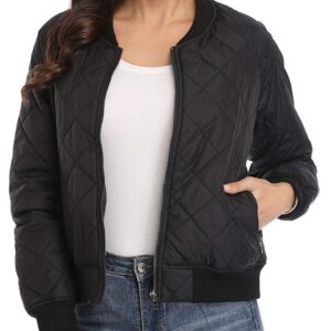Long Padded Sleeves Women's Wearing Lightweight Quilted Jacket