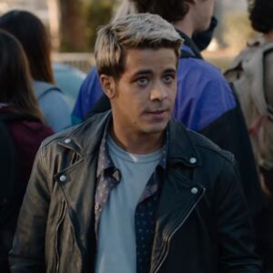 Christian Navarro Wearing Black Leather Jacket In 13 Reasons Acceptance/Rejection