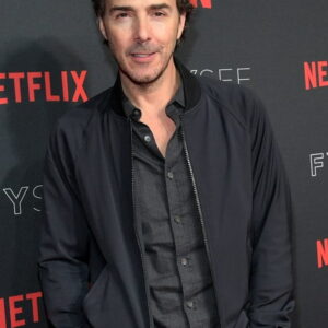 Shawn Levy Wearing Black Jacket Stranger Things