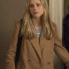 Erin Moriarty Wearing Brown Coat In Jessica Jones TV Drama