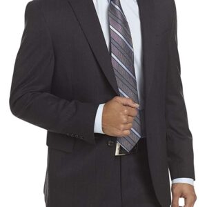 Men Wearing Two Button Closure Black Suit