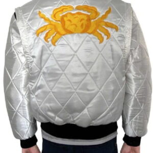 A Men Wearing Video Game GTA V Scorpion Patch Jacket