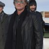 Actor Kurt Russell Wearing Black Leather Bazer In The Art of the Steal as Crunch Calhoun