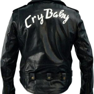 Johnny Depp Wearing Cry Baby Leather Jacket
