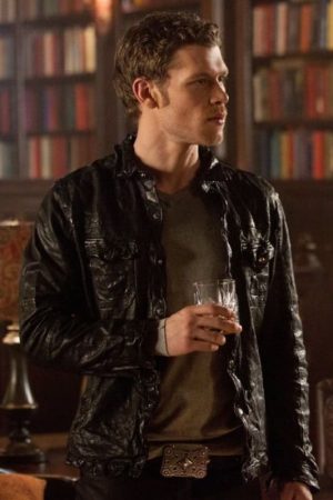 Actor Joseph Morgan The Vampire Diaries Klaus Mikaelson Leather Jacket
