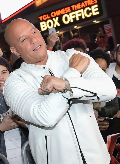 Vin Diesel for Film XXX Return of Xander Cage Premiere Leather Jacket