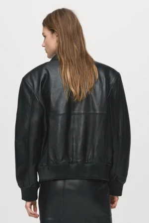 Effortlessly cool and endlessly versatile: the essential Women's Black Bomber Jacket.