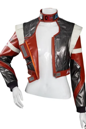 Front look of the Cyberpunk 2077 Panam Palmer Jacket with detailed stitching and premium finish.